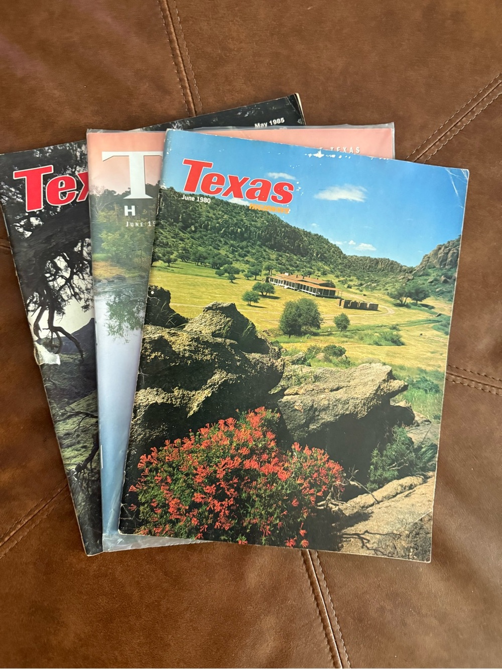 Texas Magazine - Blue Cover Vintage Travel Issue